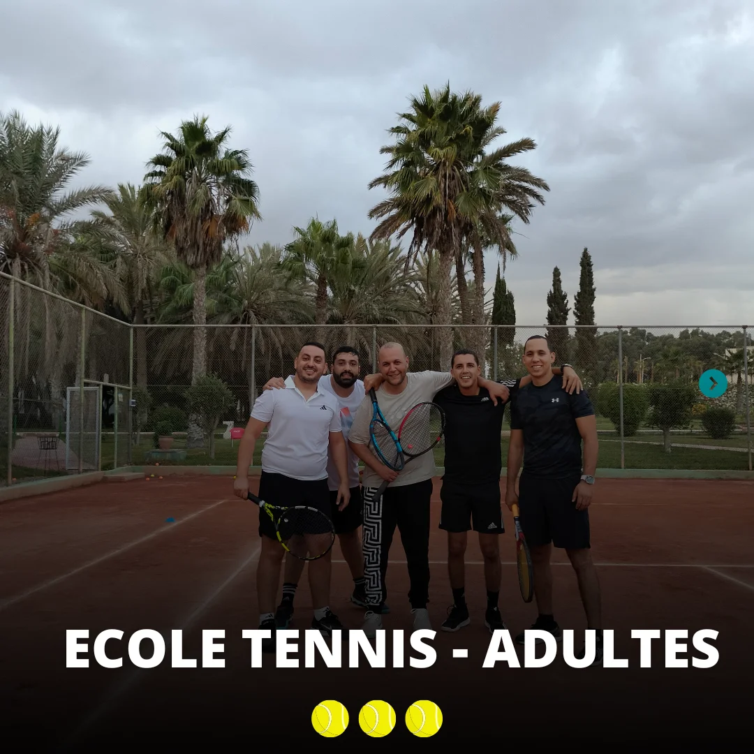 ecole tennis adultes